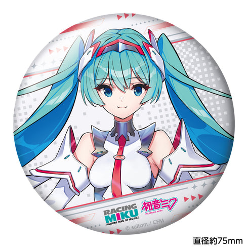 『初音ミク』レーシングVer.SPA 2025応援Ver. おっきめグリッター缶バッジ Vol.1